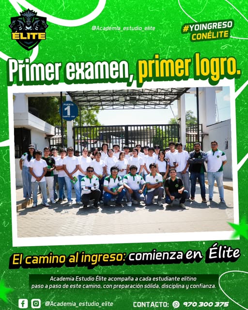 Estudiantes de la Academia Estudio Élite